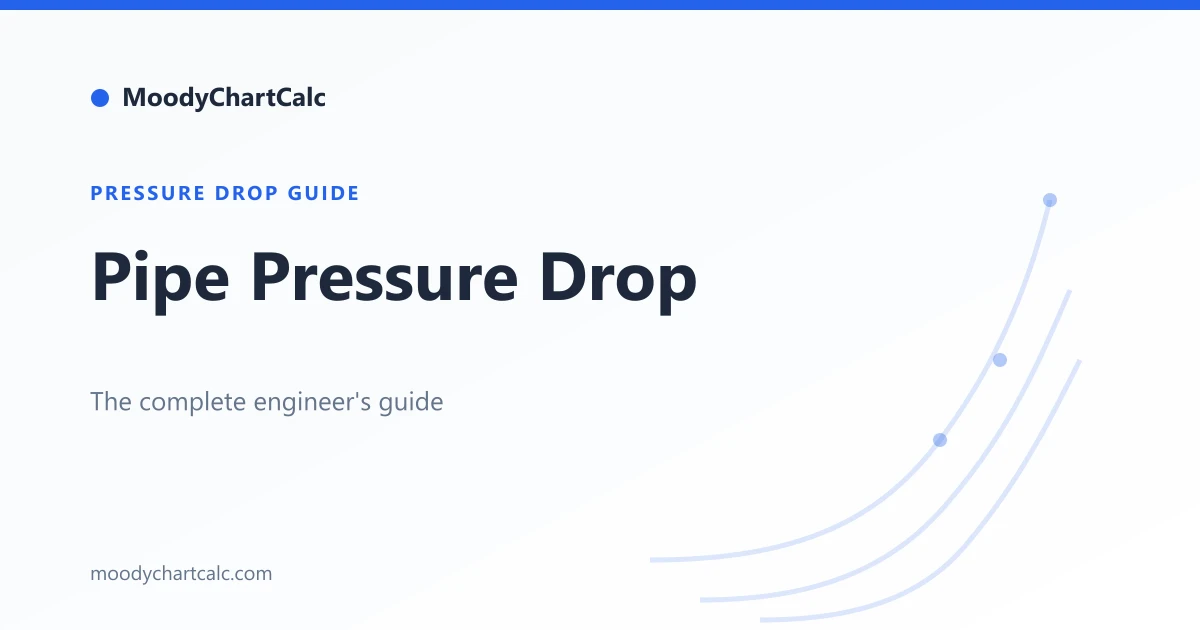 Pipe Pressure Drop: The Complete Engineer's Guide